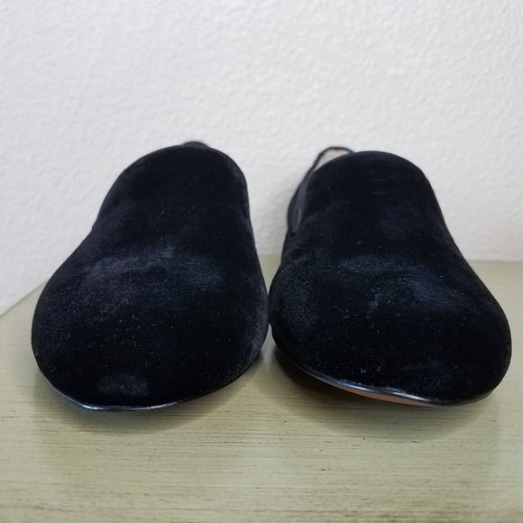 Sam Edelman Jordy Black Velvet Loafers - Picture 4 of 6